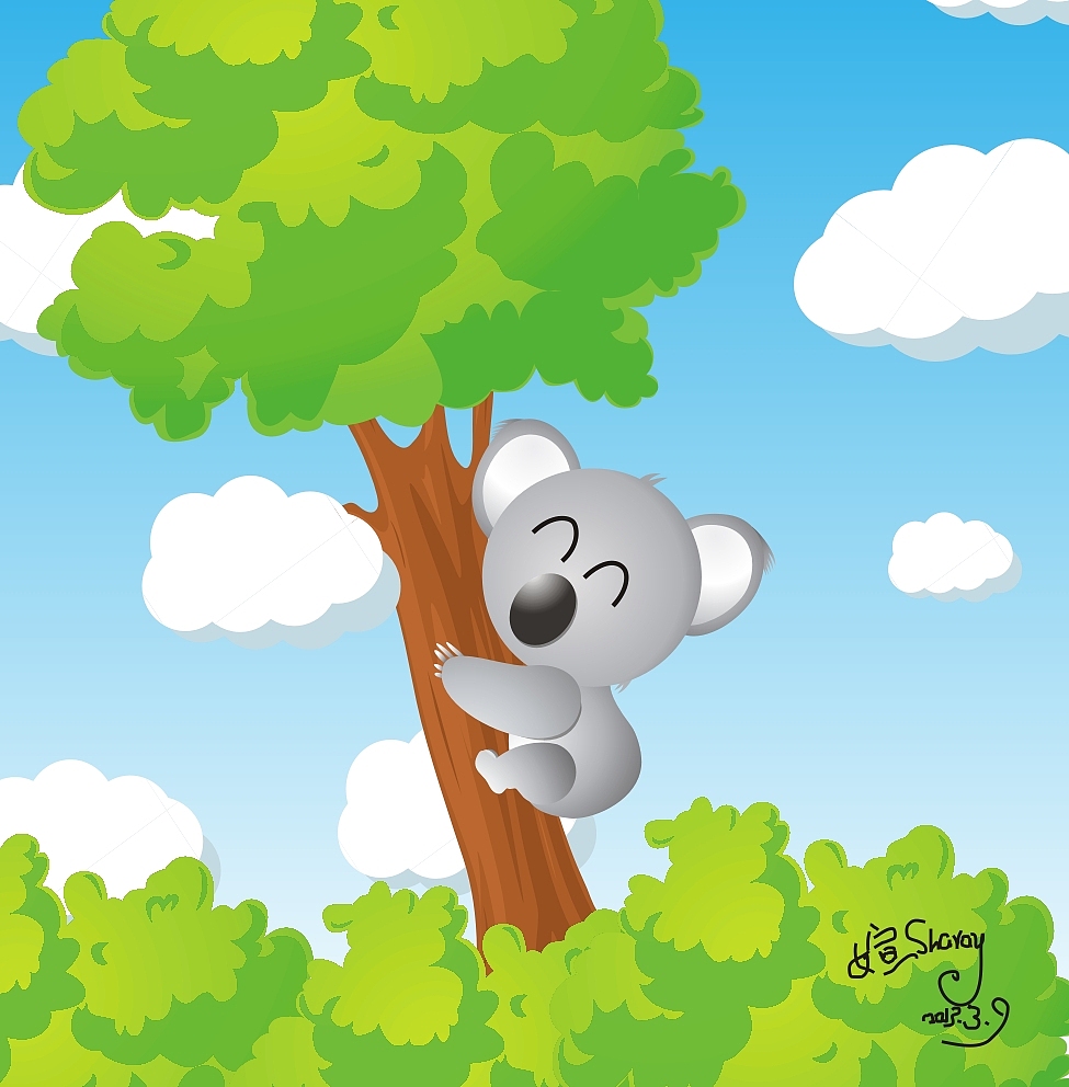 CDR 考拉koala~（图ZODcwMjg0NA==） - 品牌 - 站酷设计师张艺媗Sharay原创素材 - 站酷ZCOOL