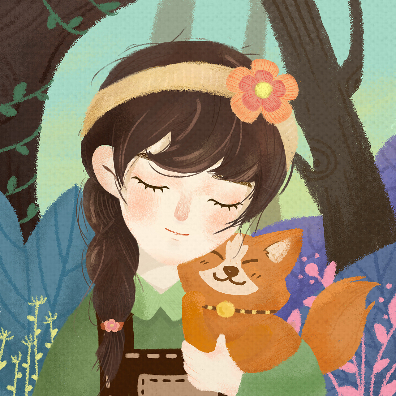 半身儿童插画专辑