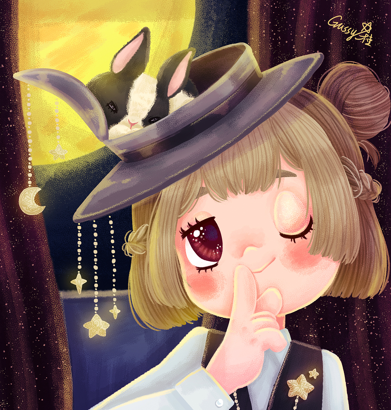 插画练习（图ZMTE2NDQxOTI0） - 创作习作 - 站酷设计师Gussy桂原创素材 - 站酷ZCOOL