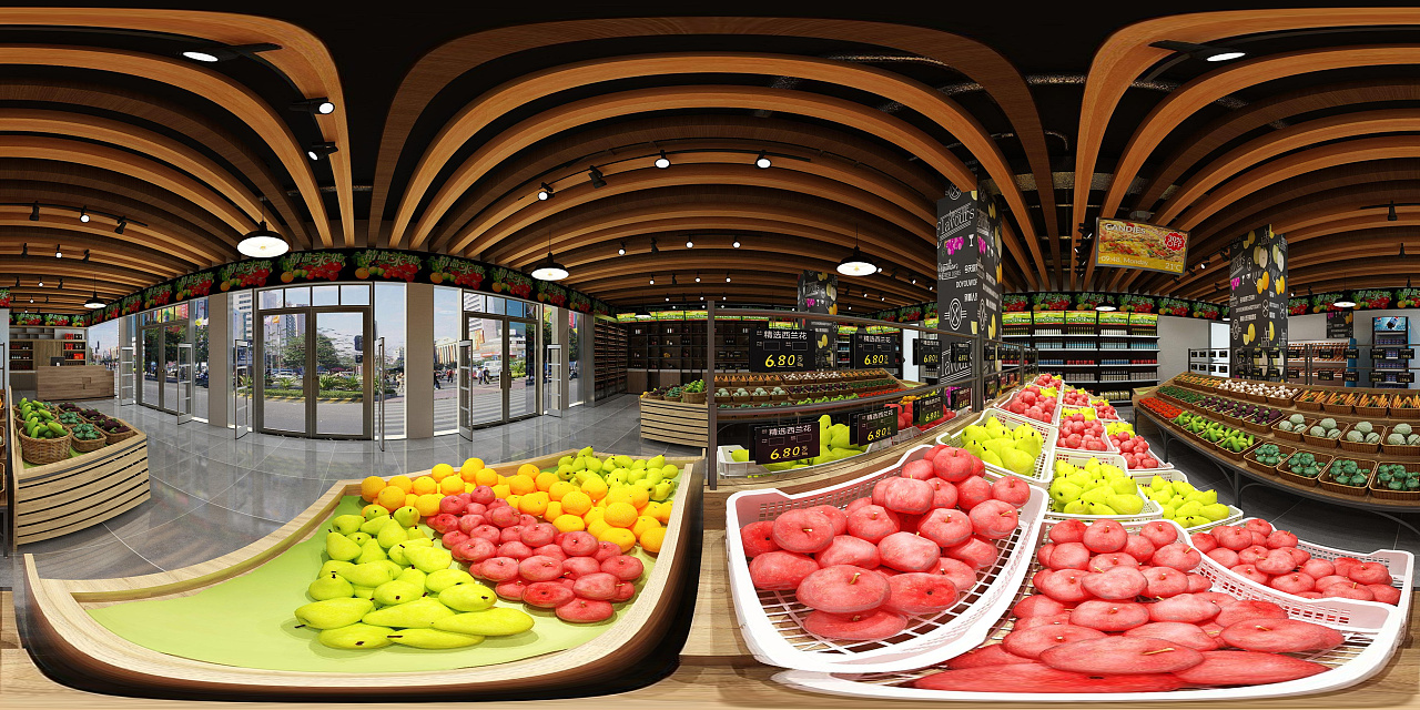 水果店效果图