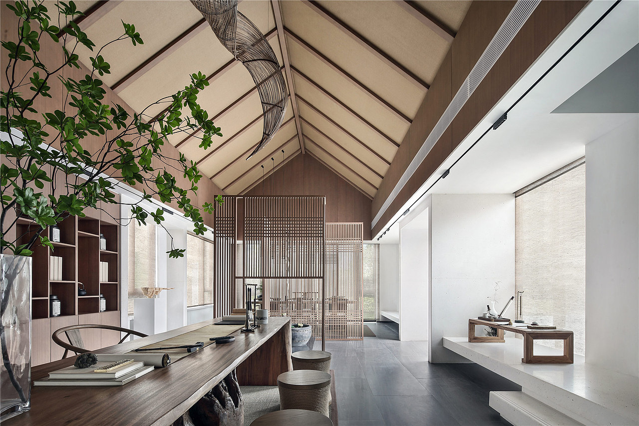 成都新中式禅意茶室设计浓缩东方含蓄之美