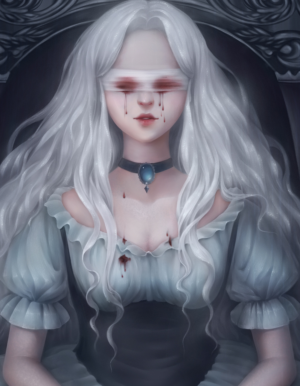 黑暗-公主|插画|创作习作|xl安 - 原创作品 - 站酷 (zcool)