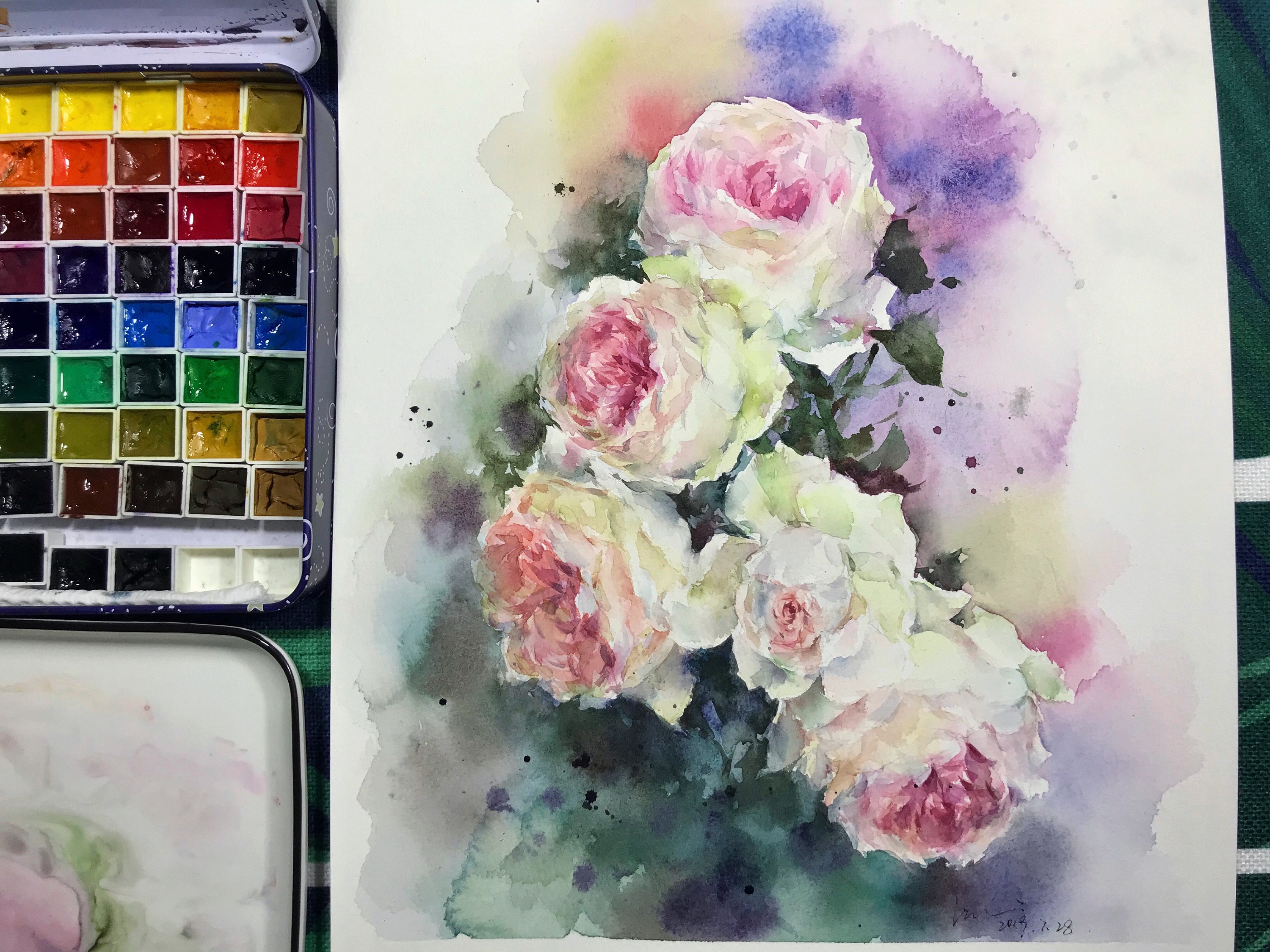 【水彩花卉】甜甜的味道～|纯艺术|绘画|妮子水彩 - 原创作品 - 站酷