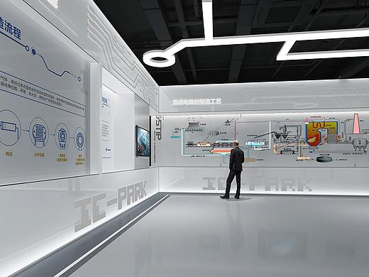 企业展厅设计 效果图