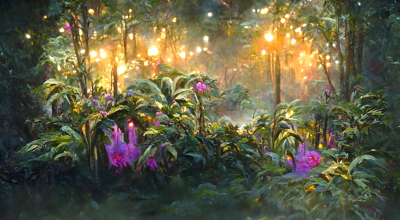 微光森林-ayu醒梦如画-4k-37/365（图ZMjk2MjQwMjM2） - 艺术插画 - 站酷设计师AYUS原创素材 - 站酷ZCOOL