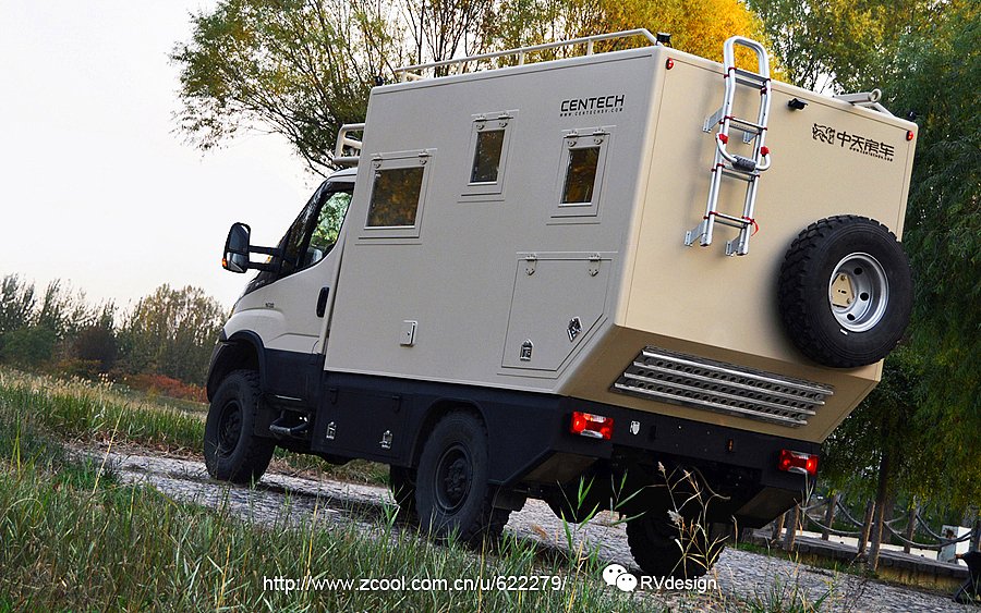 让我在野地里撒把野！依维柯4X4轻型越野房车（图ZNjI4MDYyNzI=） - 交通工具 - 站酷设计师FENGdesignworks原创素材 - 站酷ZCOOL