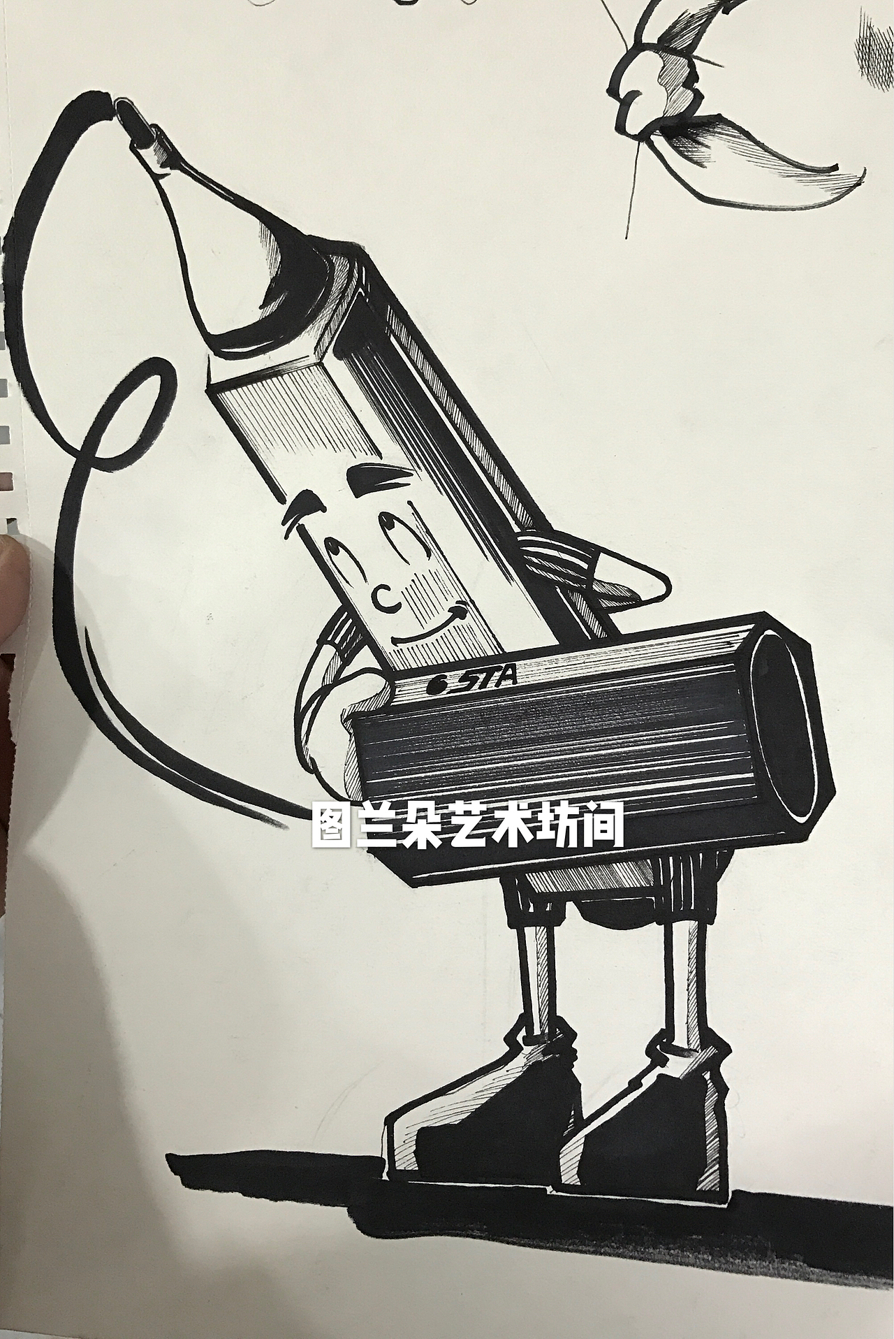 艺考创意速写单体变形拟人