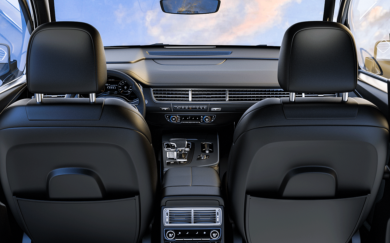 C4D汽车内饰渲染