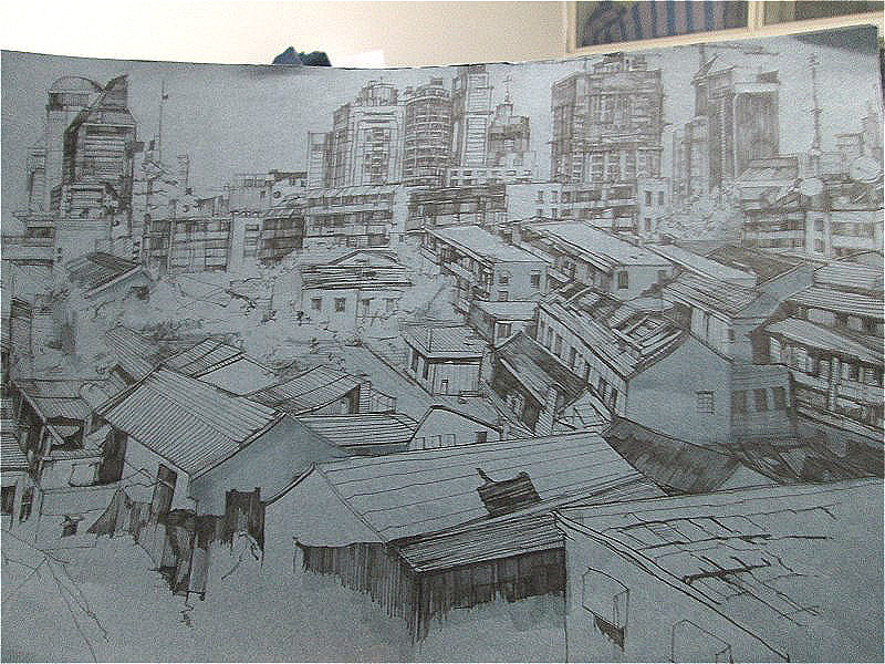 老城区迅速被高楼取代,老县城也得经历时代的变迁。