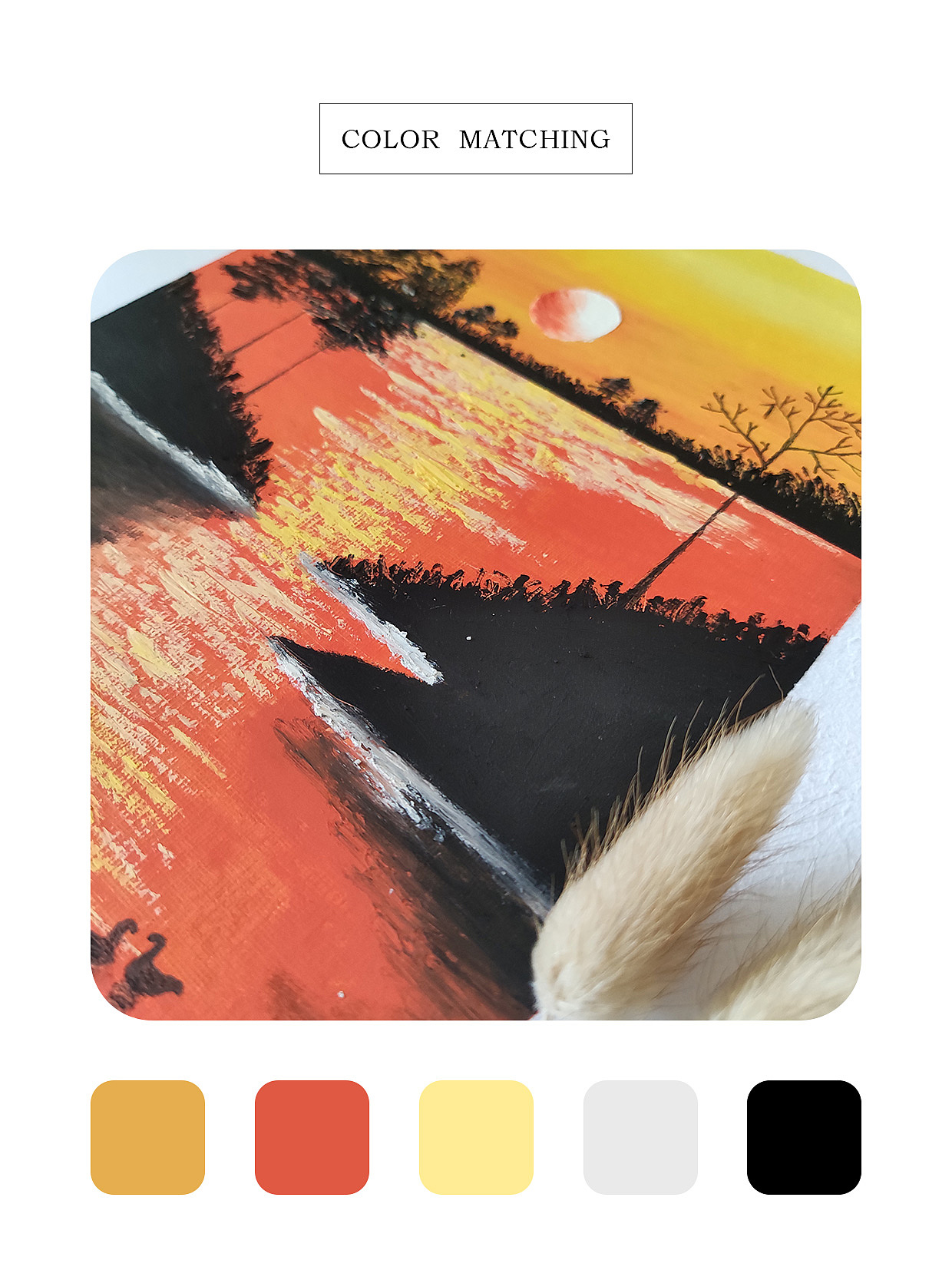 油画棒 | 河边夕阳（图ZMzE1NTQwOTYw） - 绘画 - 站酷设计师巧巧舒原创素材 - 站酷ZCOOL