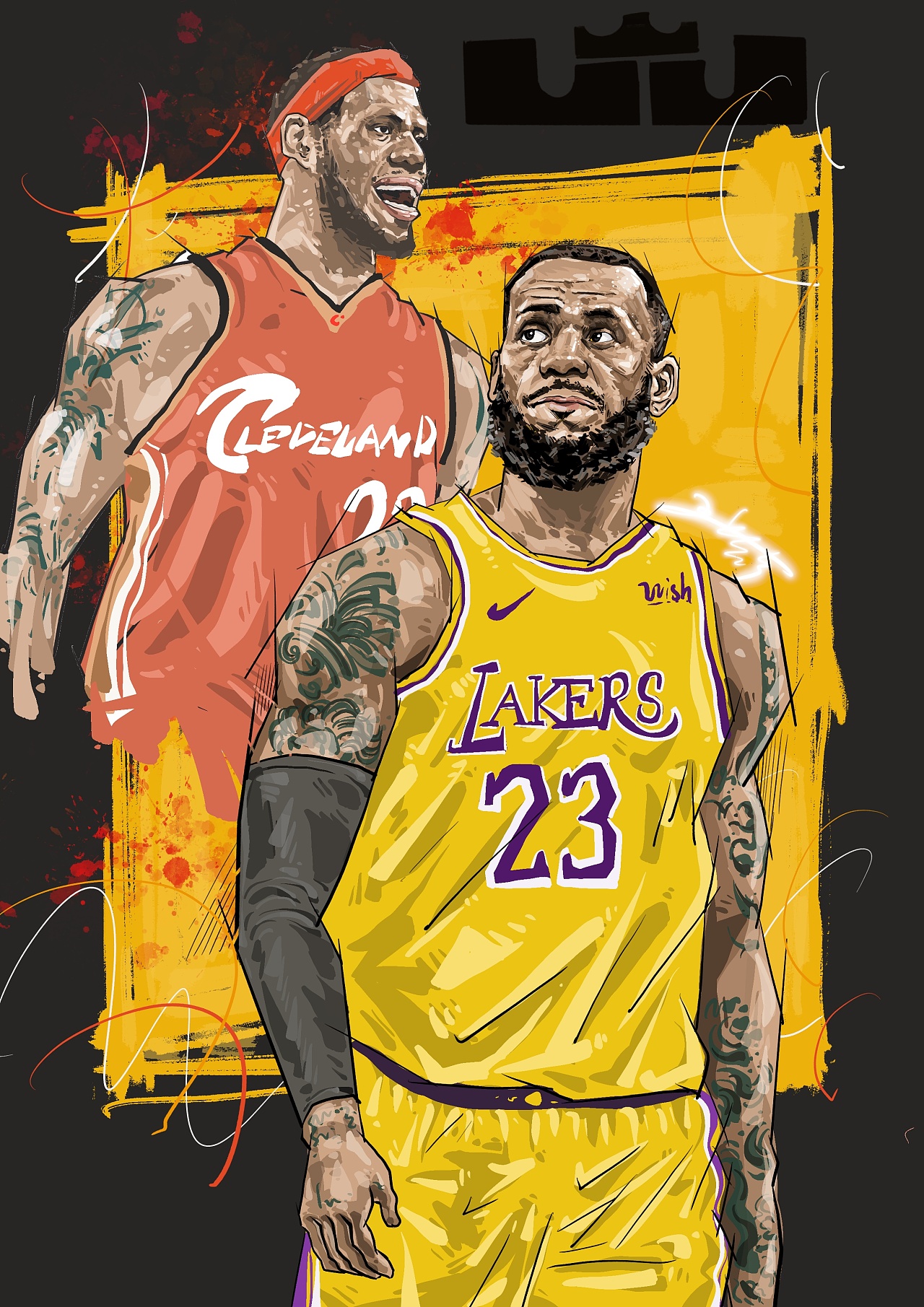 詹姆斯|插画|创作习作|不会画画的肉小小 - 原创作品 - 站酷 (zcool)