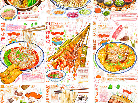 美食插画