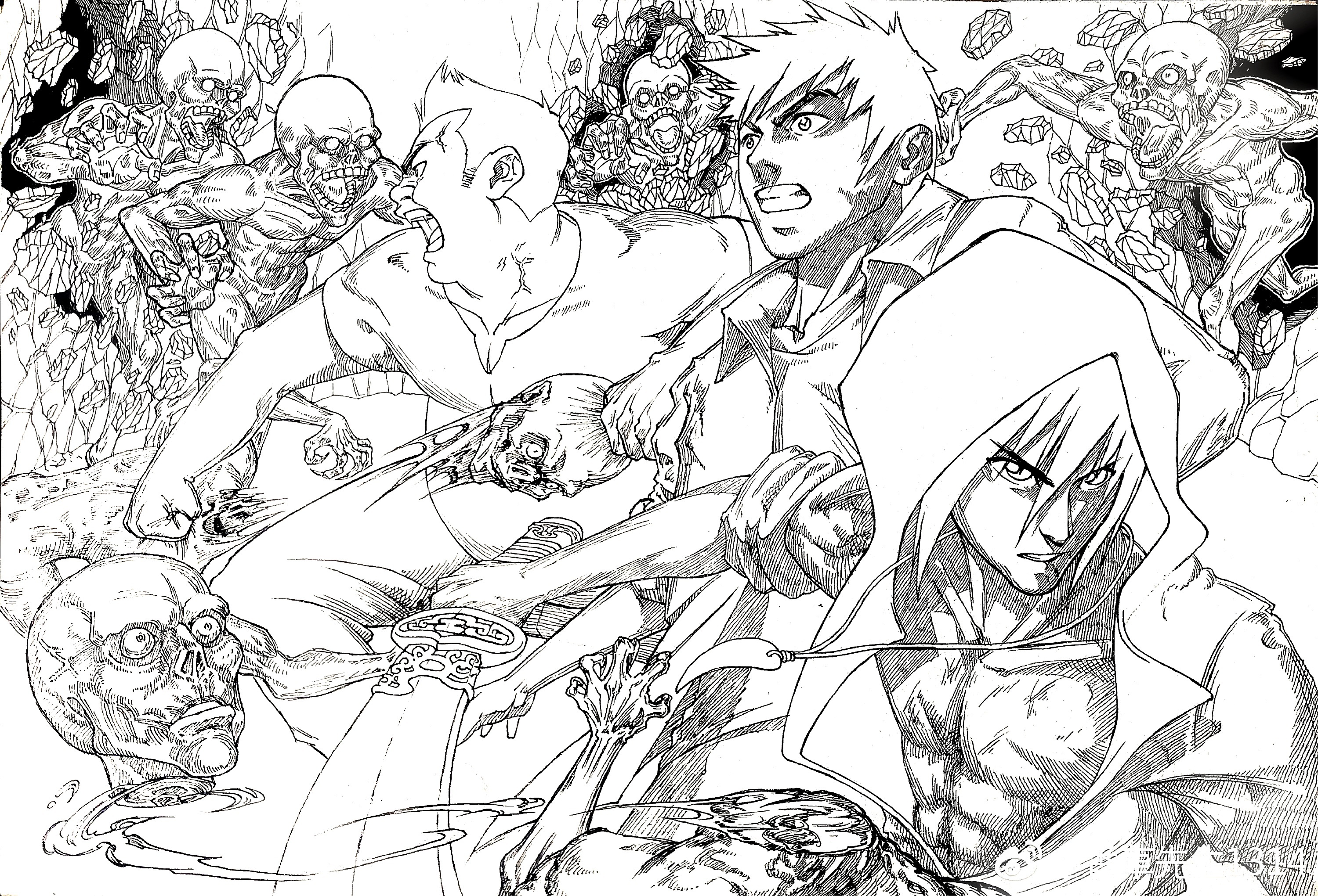 《盗墓笔记》"金三角"大战"石中人"(同人)