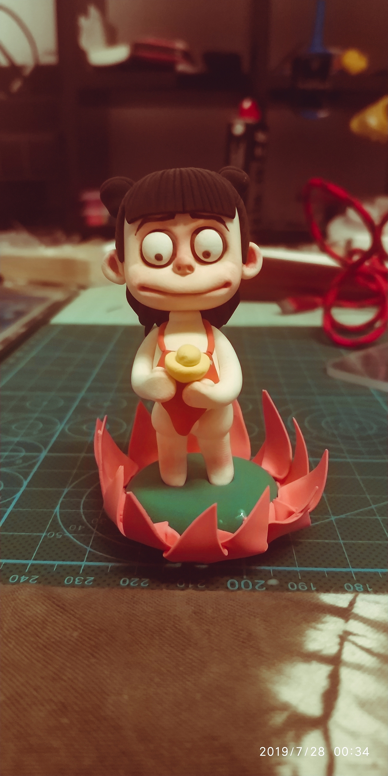 哪吒魔童现世超轻粘土手办