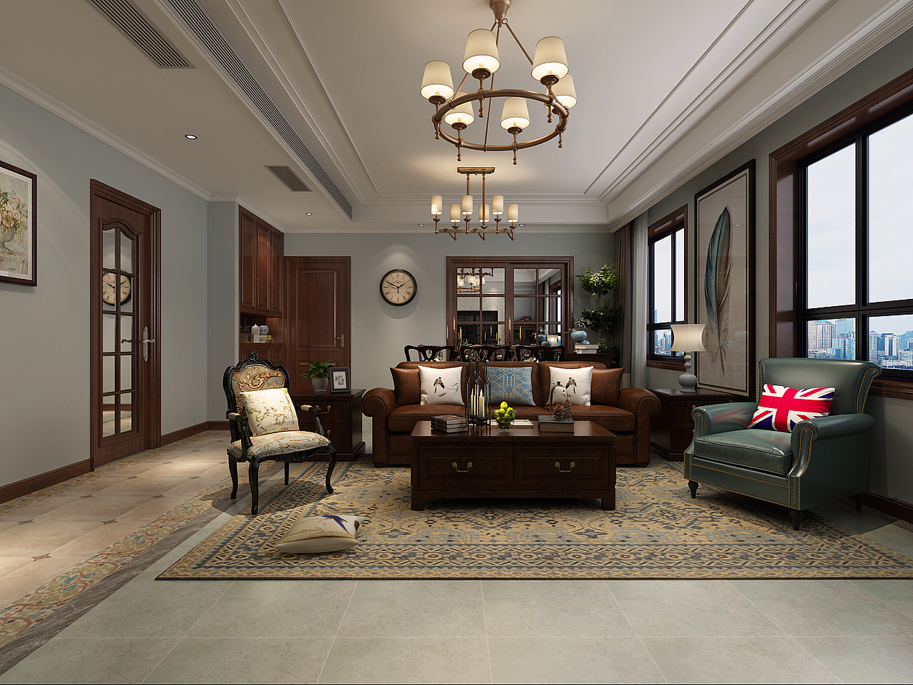 美式風情（圖ZNjY4MzQwNDg=） - 家裝設計 - 站酷設計師123www123原創(chuàng)素材 - 站酷ZCOOL