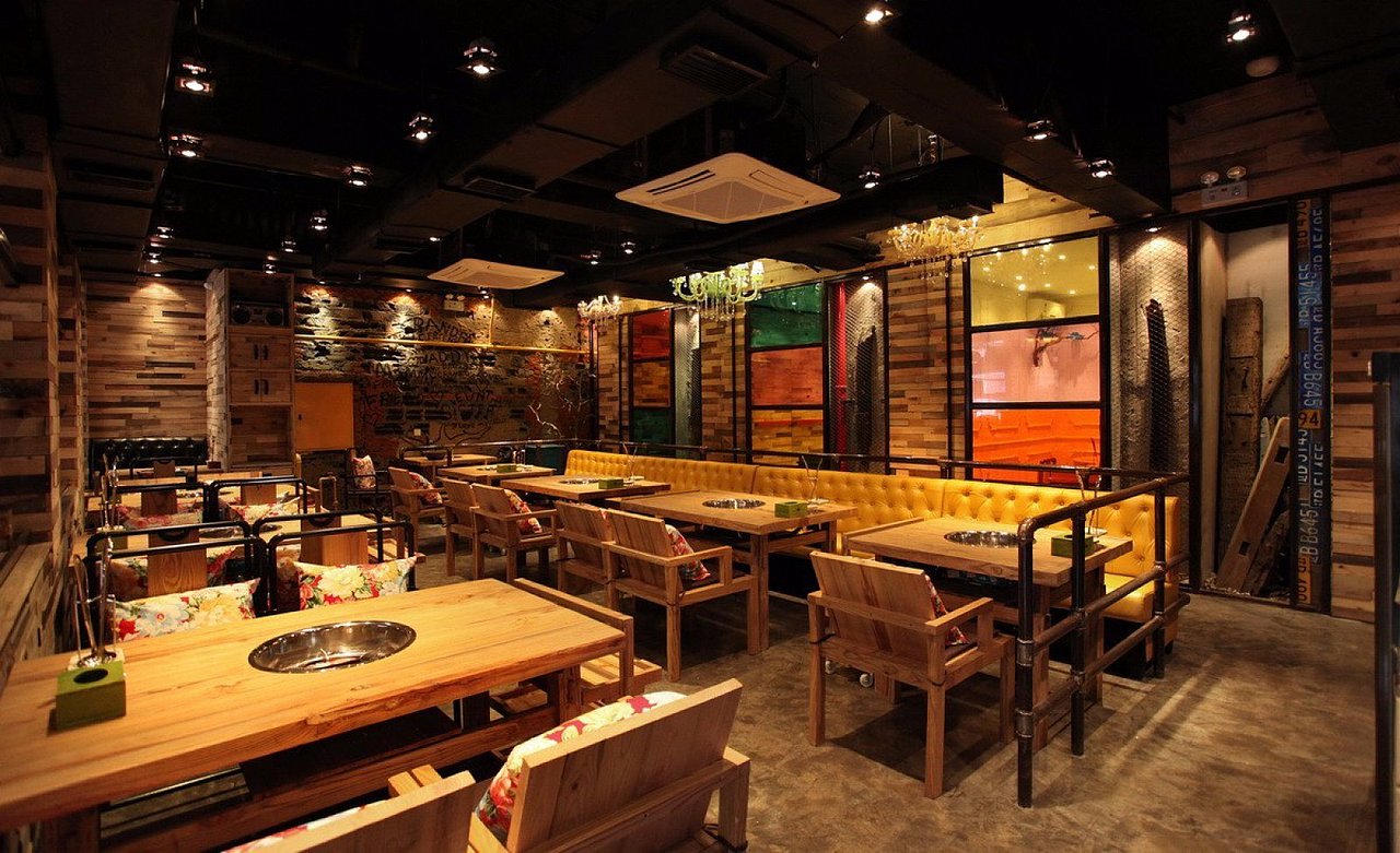 宁波蓉客牛杂火锅店设计装修效果图