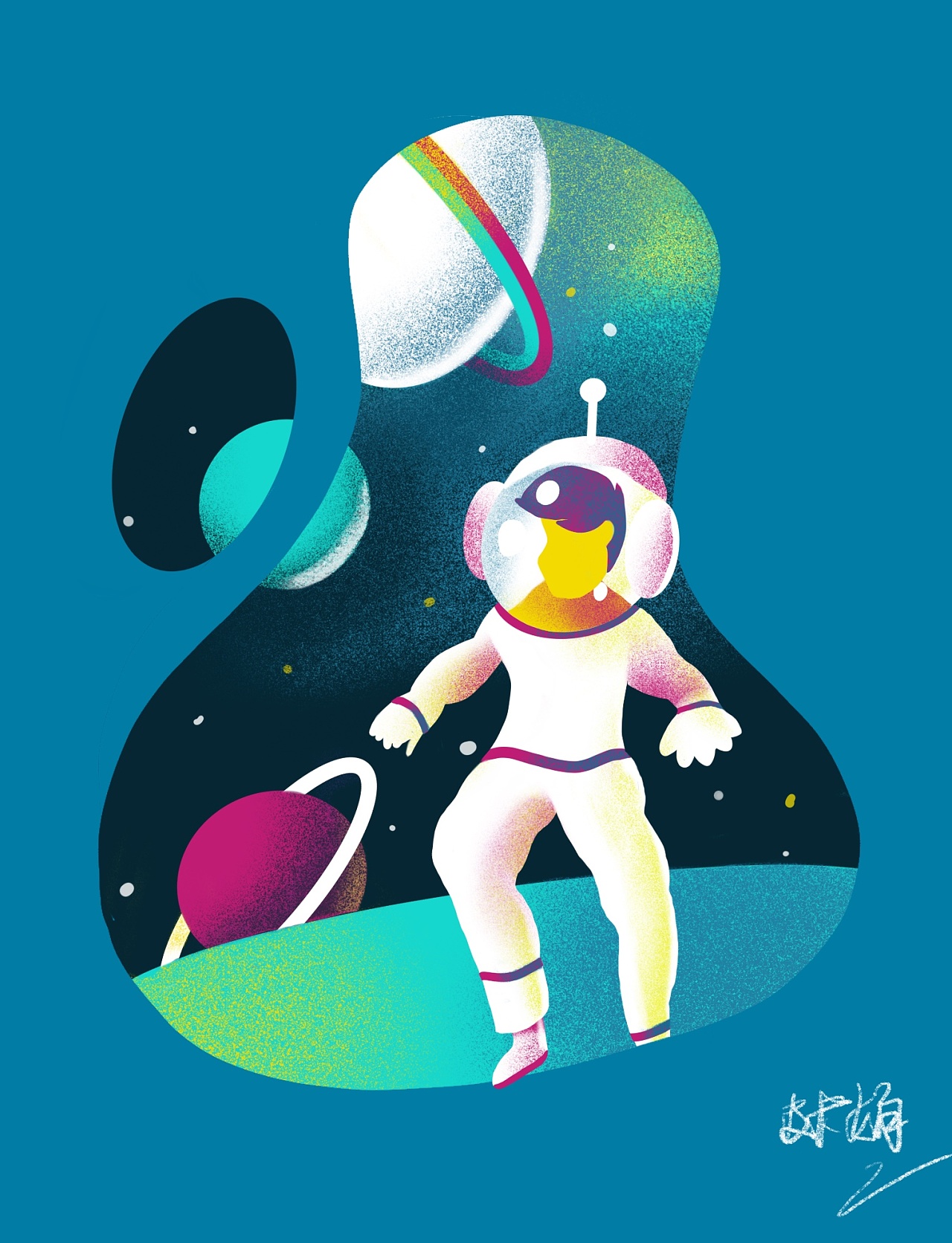 ipad手绘～临摹 gal shir 作品