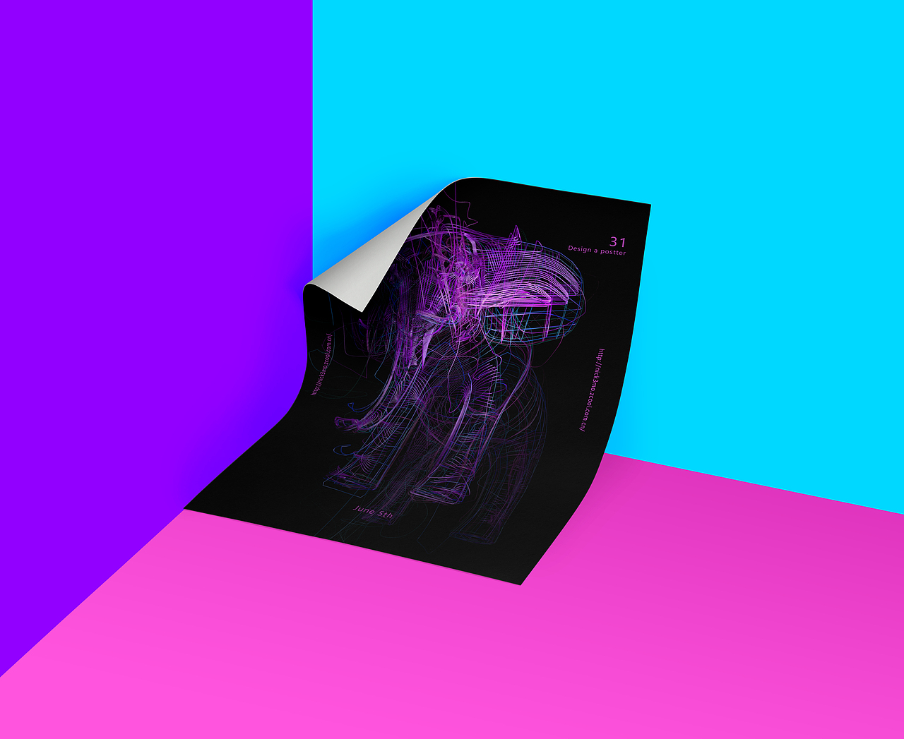 31 days | One day design a poster（图ZODE3NTY1NDg=） - 海报 - 站酷设计师隆隆哥哥原创素材 - 站酷ZCOOL