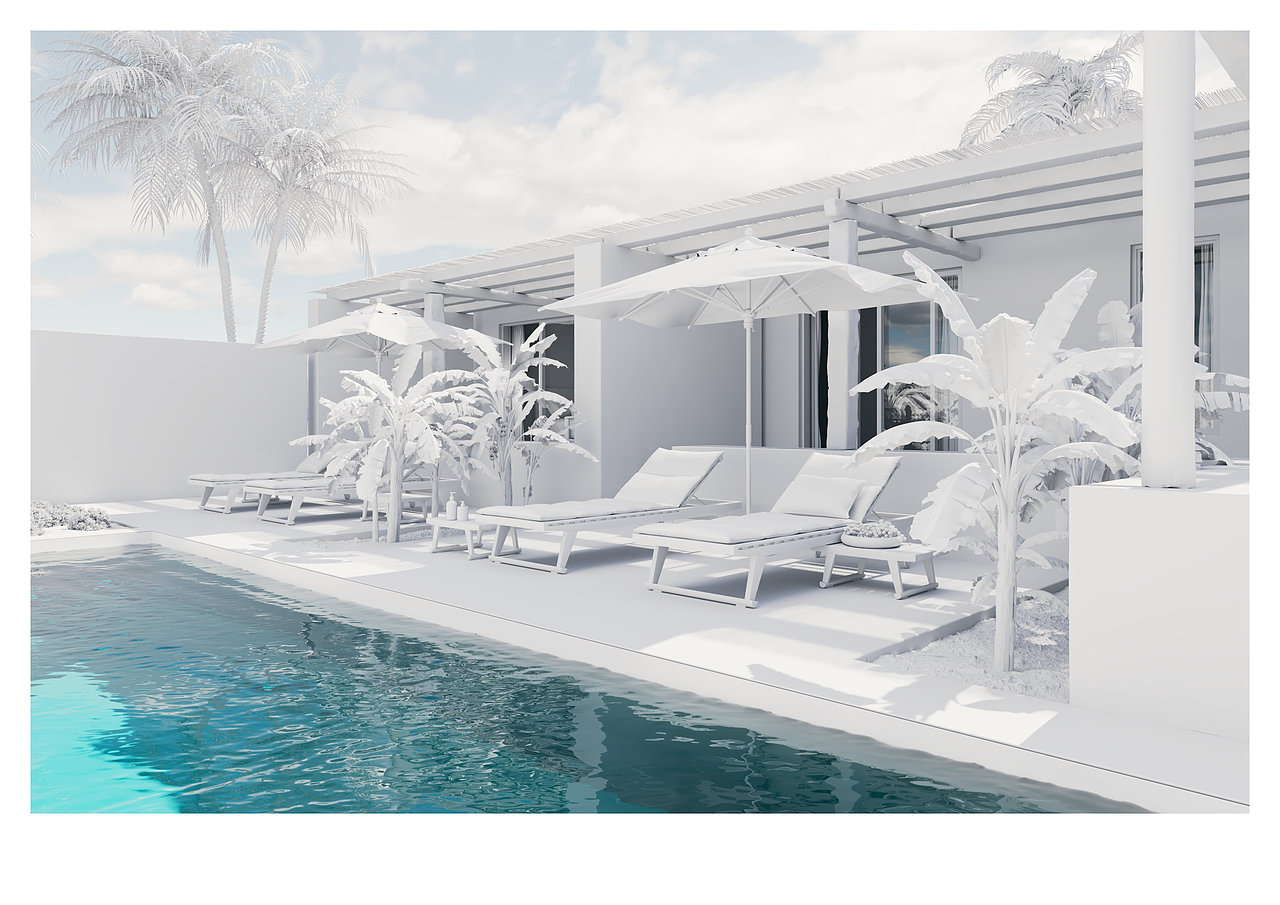 户外家具｜希腊式「侘寂」高水平产品渲染（图ZMjY4MTk1OTEy） - 场景 - 站酷设计师像素引力原创素材 - 站酷ZCOOL