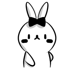 萝伯兔（图ZMjkxNzUxNzA4） - 网络表情 - 站酷设计师喵哒moon原创素材 - 站酷ZCOOL