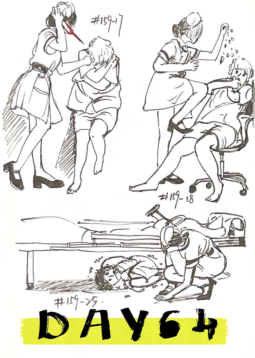 速写60天挑战第二次11月到12月（图ZMzMwMTc3ODQ4） - 创作习作 - 站酷设计师易意Evelyn原创素材 - 站酷ZCOOL