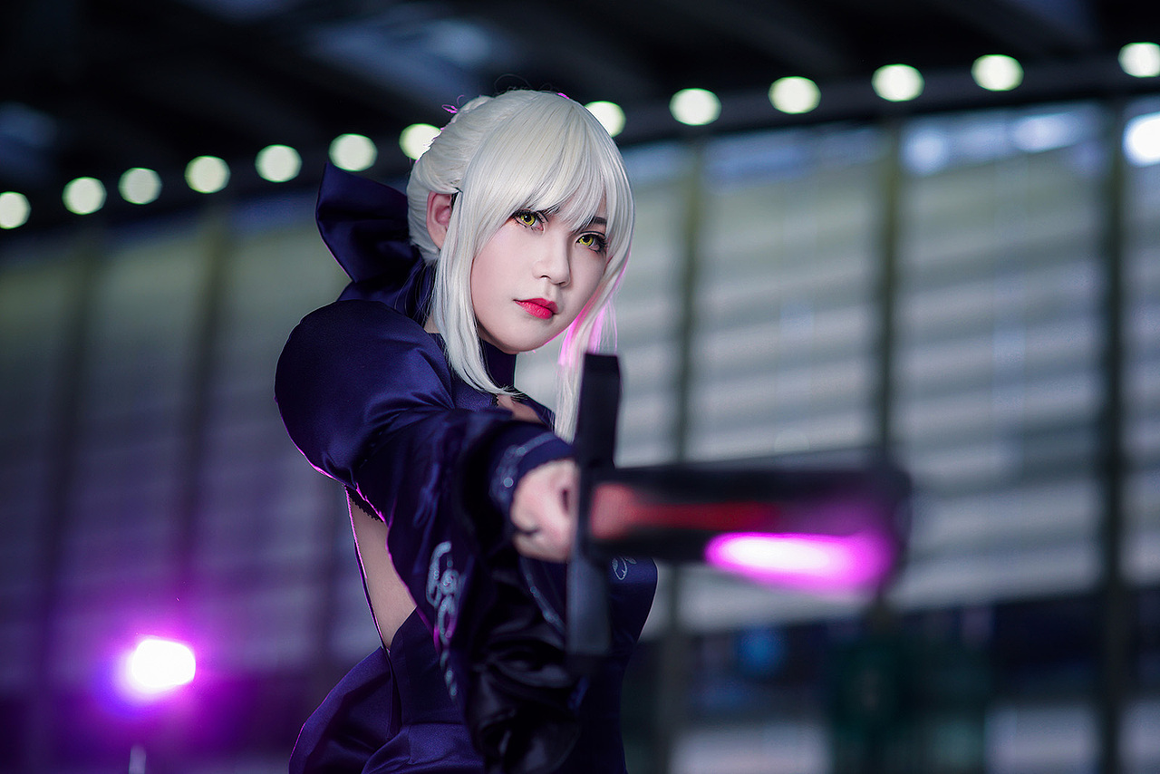 黑化Saber  cosplay  深10漫场照