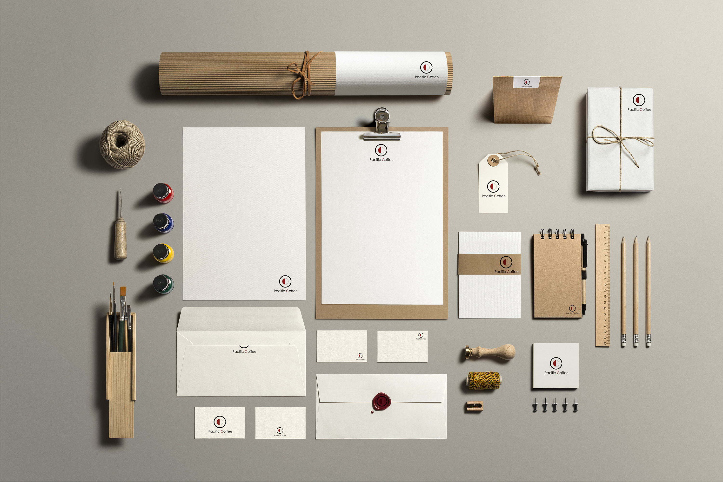 太平洋咖啡logo延伸尝试