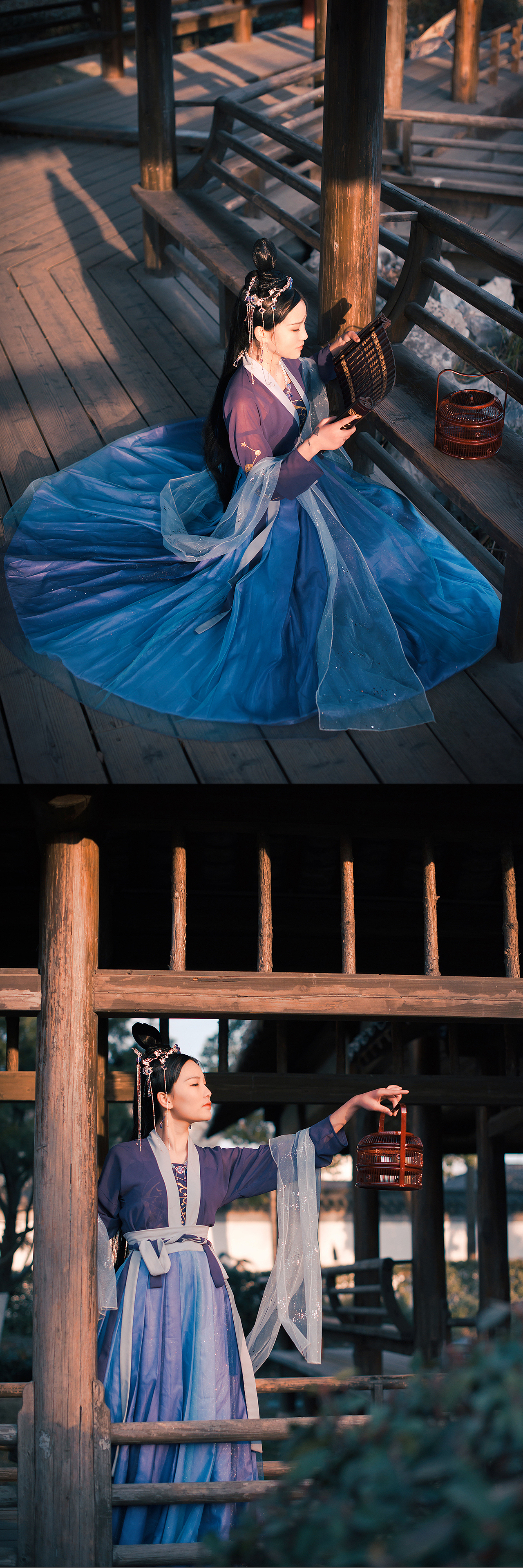 小雨初晴回晚照