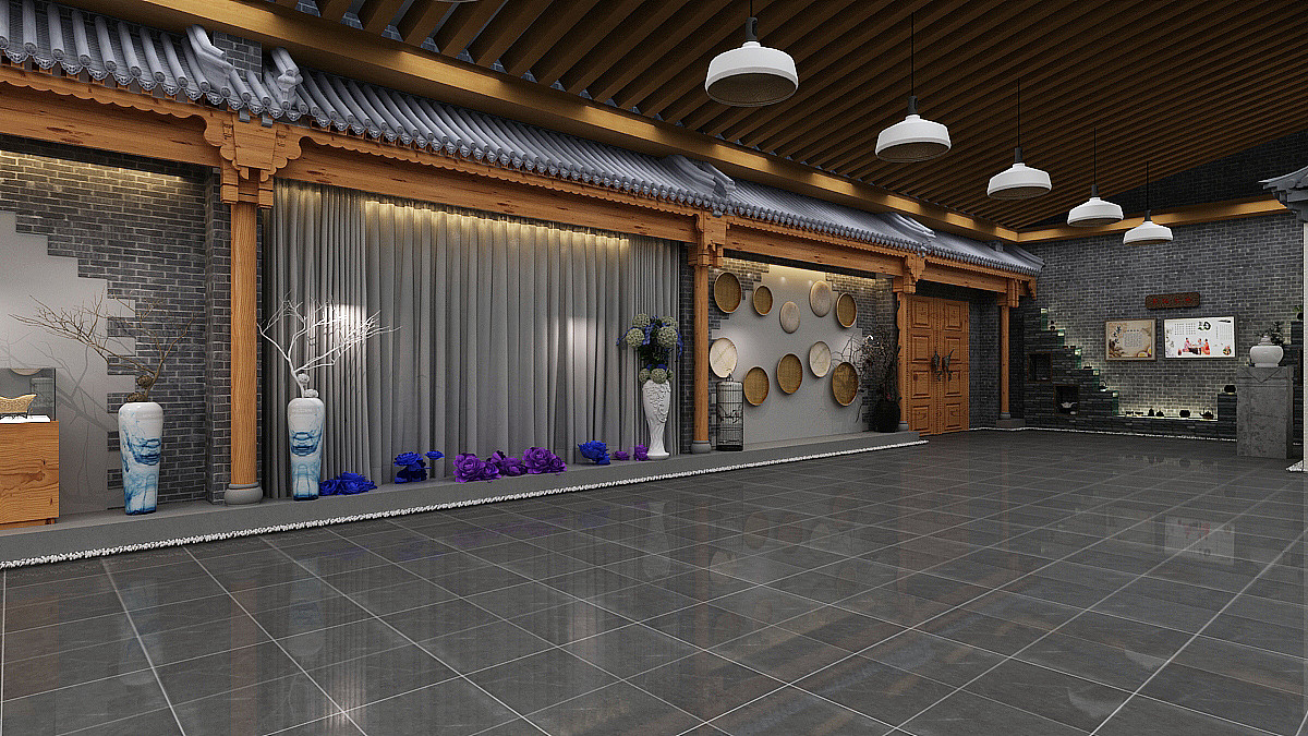 徽派文化展厅（图ZMjE4ODk2MDE2） - 其他三维 - 站酷设计师阿杰smac原创素材 - 站酷ZCOOL
