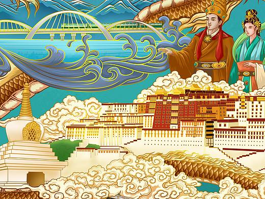 城市插画 | 西藏•拉萨