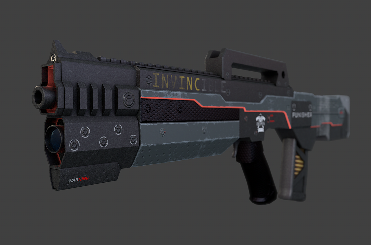 PBR寫實(shí)突擊步槍（圖ZMjA1OTAyNjY4） - 機(jī)械/交通 - 站酷設(shè)計(jì)師晨楓設(shè)計(jì)原創(chuàng)素材 - 站酷ZCOOL