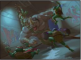 忍者神龜同人插圖