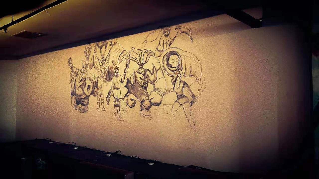 墙绘(英雄联盟墙绘)