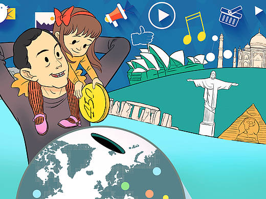 华晨宇MV《火星情报局》插画