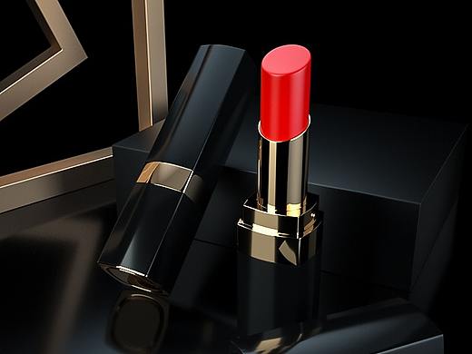 C4D 口红材质渲染练习（个人主页-ZMzQ1OTIxMTI=） - 其他三维 - 站酷设计师乐仔happy原创素材 - 站酷ZCOOL