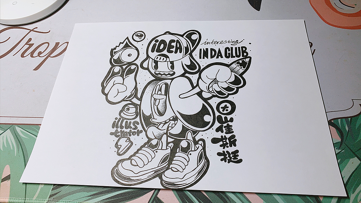 『字母小怪物』手绘稿合辑（图ZMTYzMTE3NDQ0） - 创作习作 - 站酷设计师LOKLIAO丶樂原创素材 - 站酷ZCOOL