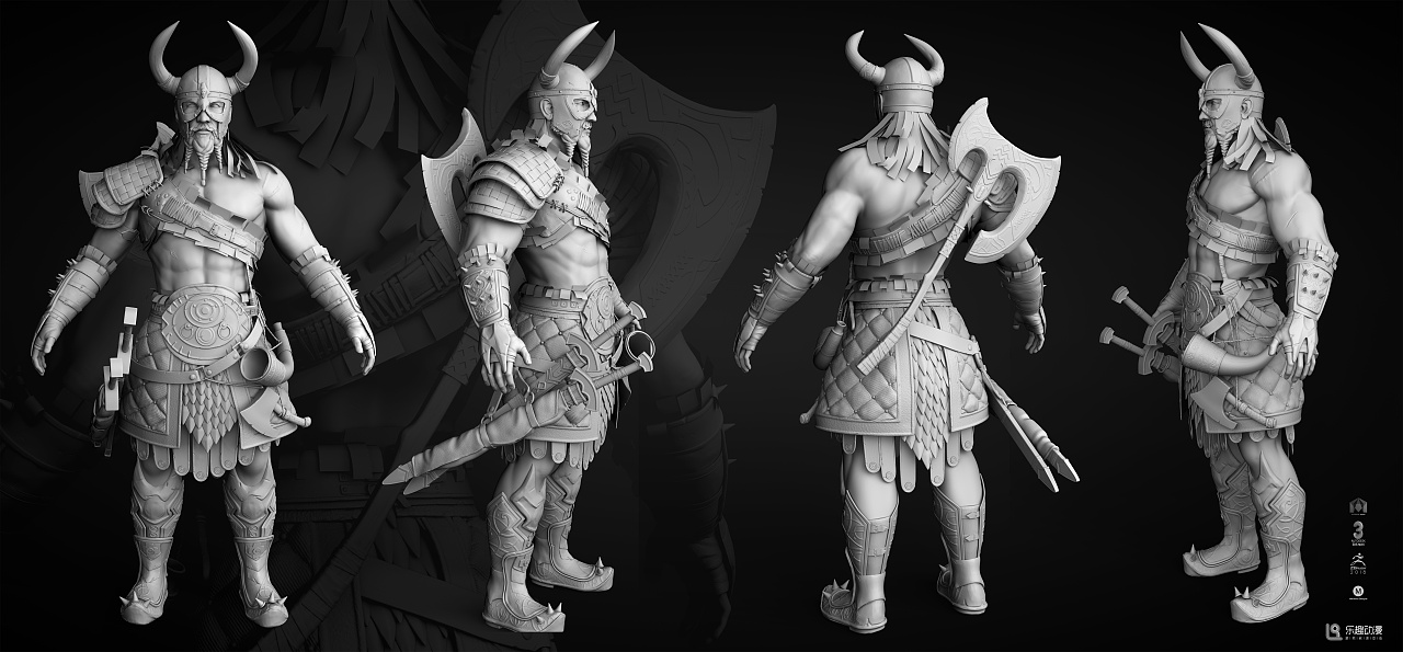 学员角色高模展示|三维|人物/生物|西安乐趣游戏