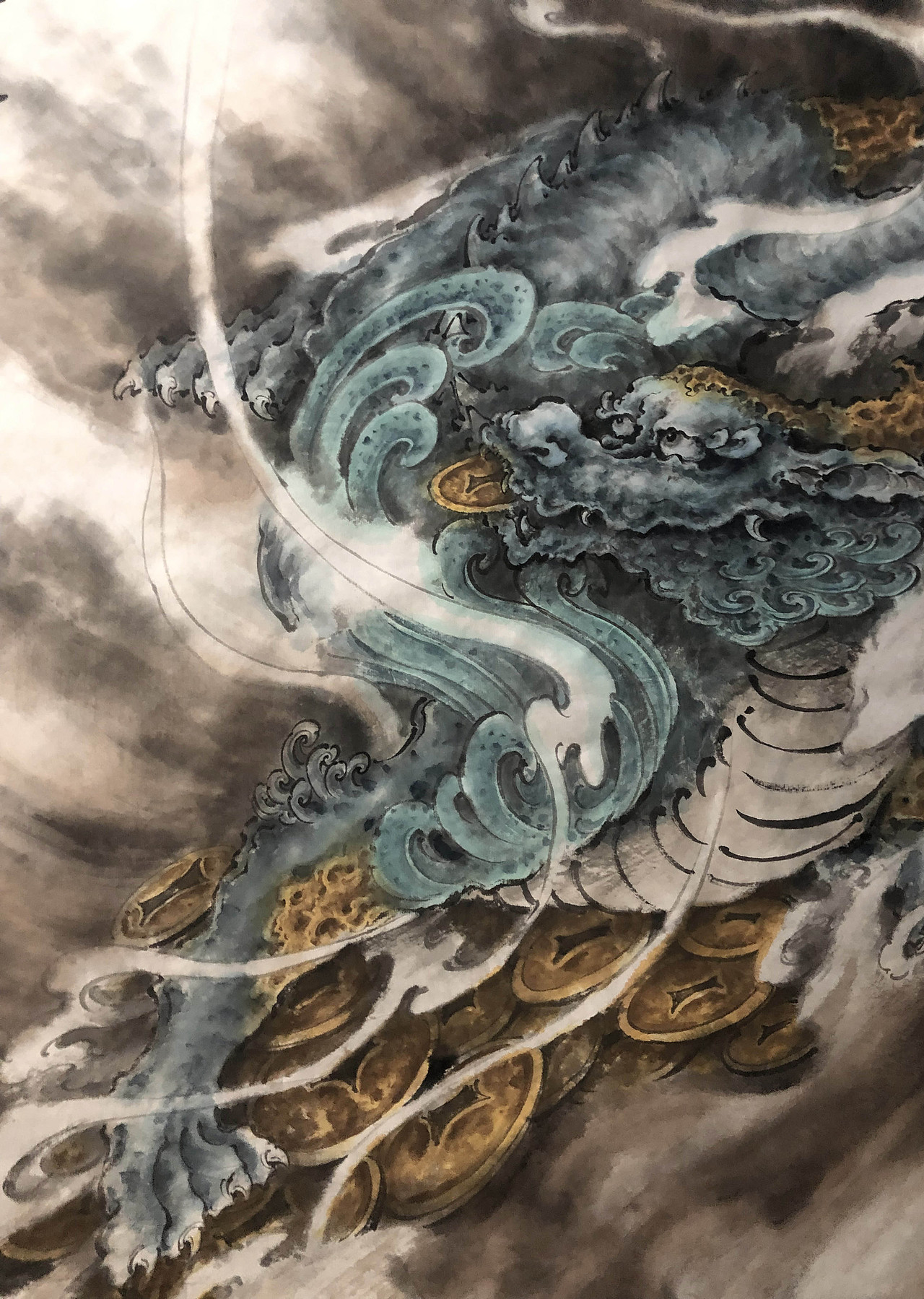 貔貅画法分享——由龙作品（图ZMjQxNTA4MDk2） - 绘画 - 站酷设计师上海由龍工作室原创素材 - 站酷ZCOOL