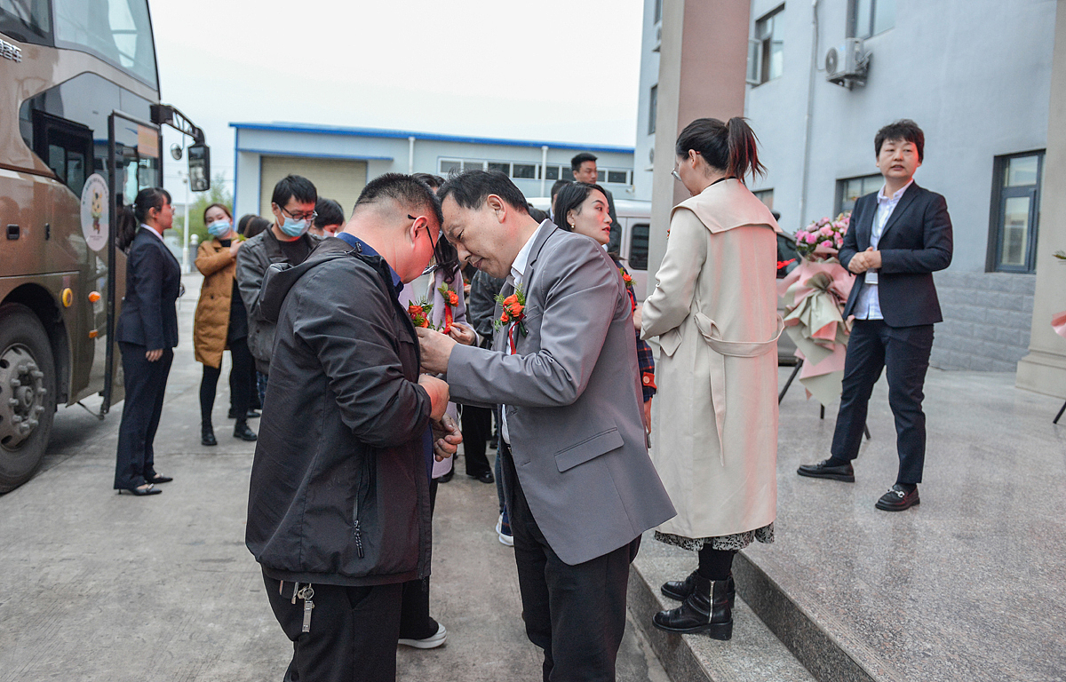 【商务摄影跟拍】—— 业之峰领导莅临格林福合影