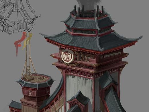 烽火狼烟阁（个人主页-ZMjYwOTk2NjA=） - 概念设定 - 站酷设计师luo40564050原创素材 - 站酷ZCOOL