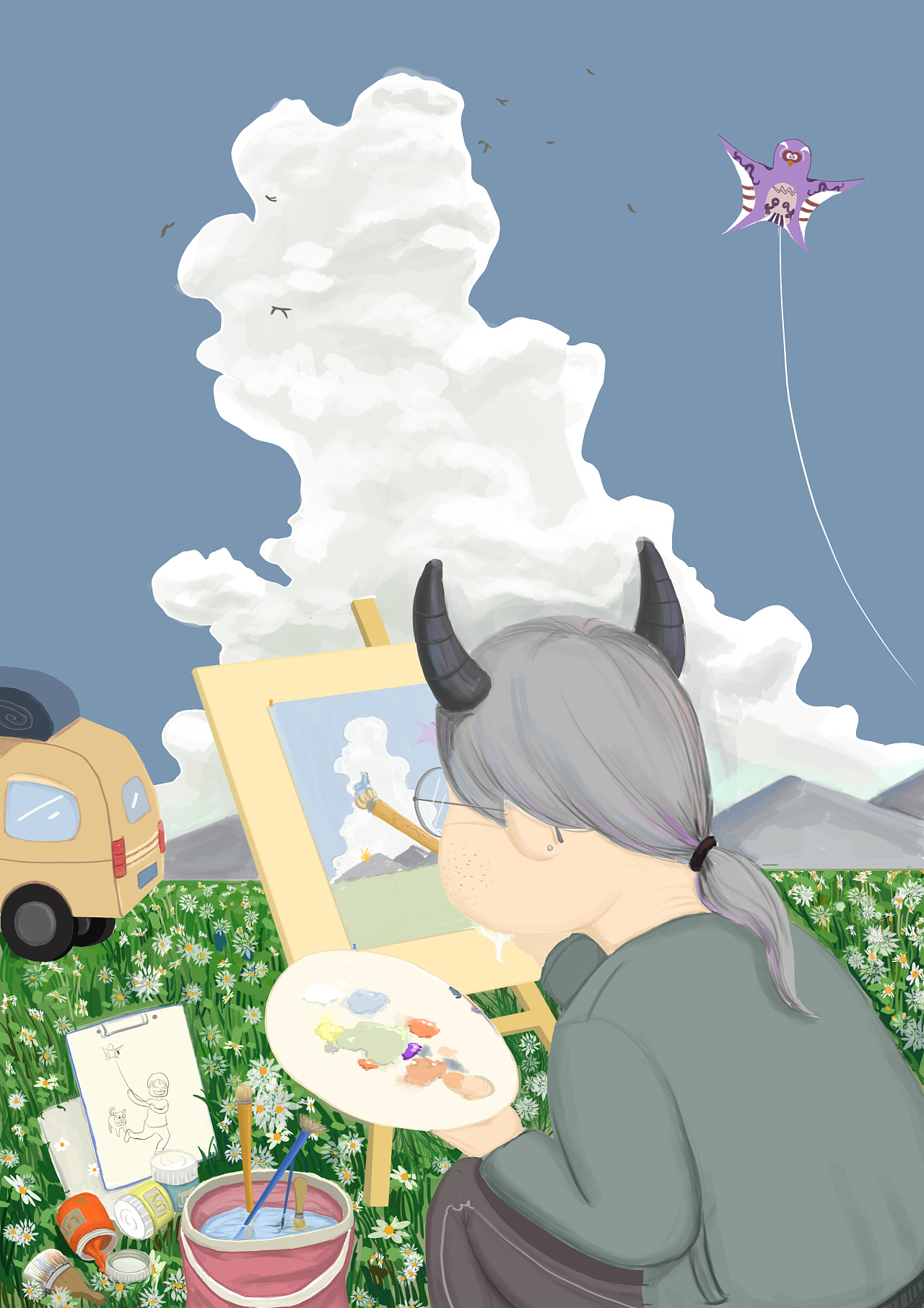 理想生活|插画|艺术插画|fengyq - 原创作品 - 站酷 (zcool)