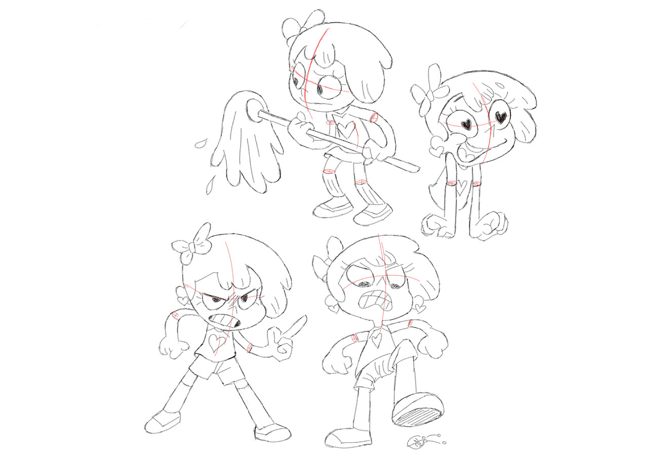 儿插线稿练习（图ZMjYwMzk0Njg0） - 儿童插画 - 站酷设计师丁卿原创素材 - 站酷ZCOOL