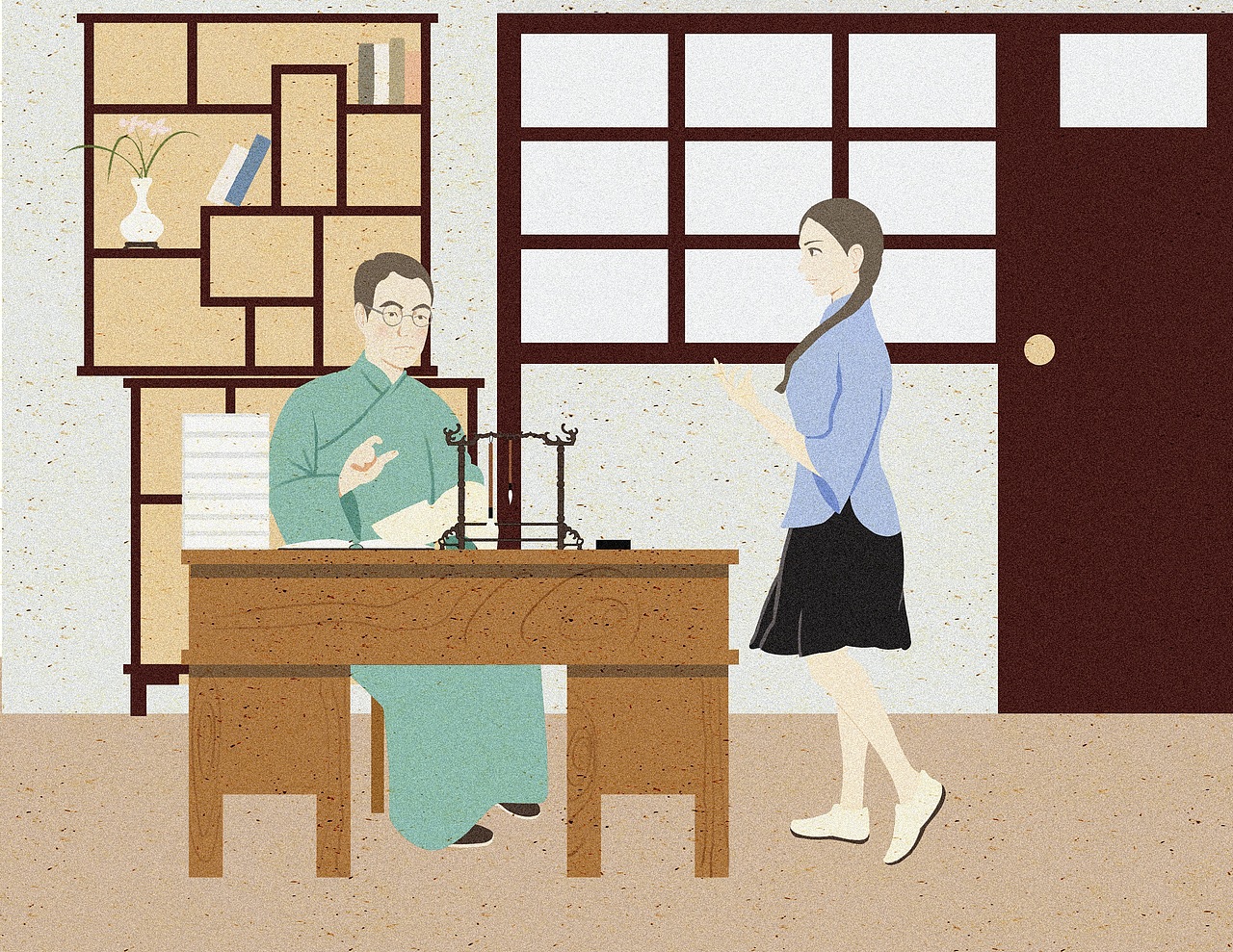 解禁的朱自清《经典常谈》彩插（图ZMTEwMzA1NTMy） - 艺术插画 - 站酷设计师DARKKNIGHTwxq原创素材 - 站酷ZCOOL