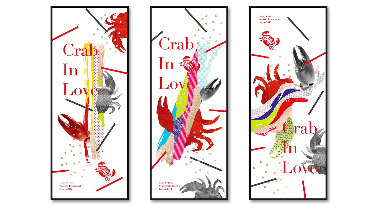 蟹爱海鲜餐厅品牌形象升级 | "炸!创意"作品 |（图ZMTEzODk1NjA4） - 品牌 - 站酷设计师炸创意原创素材 - 站酷ZCOOL