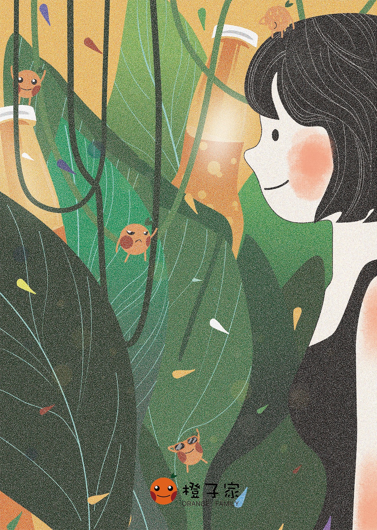 橙子说——插画海报&角色设计