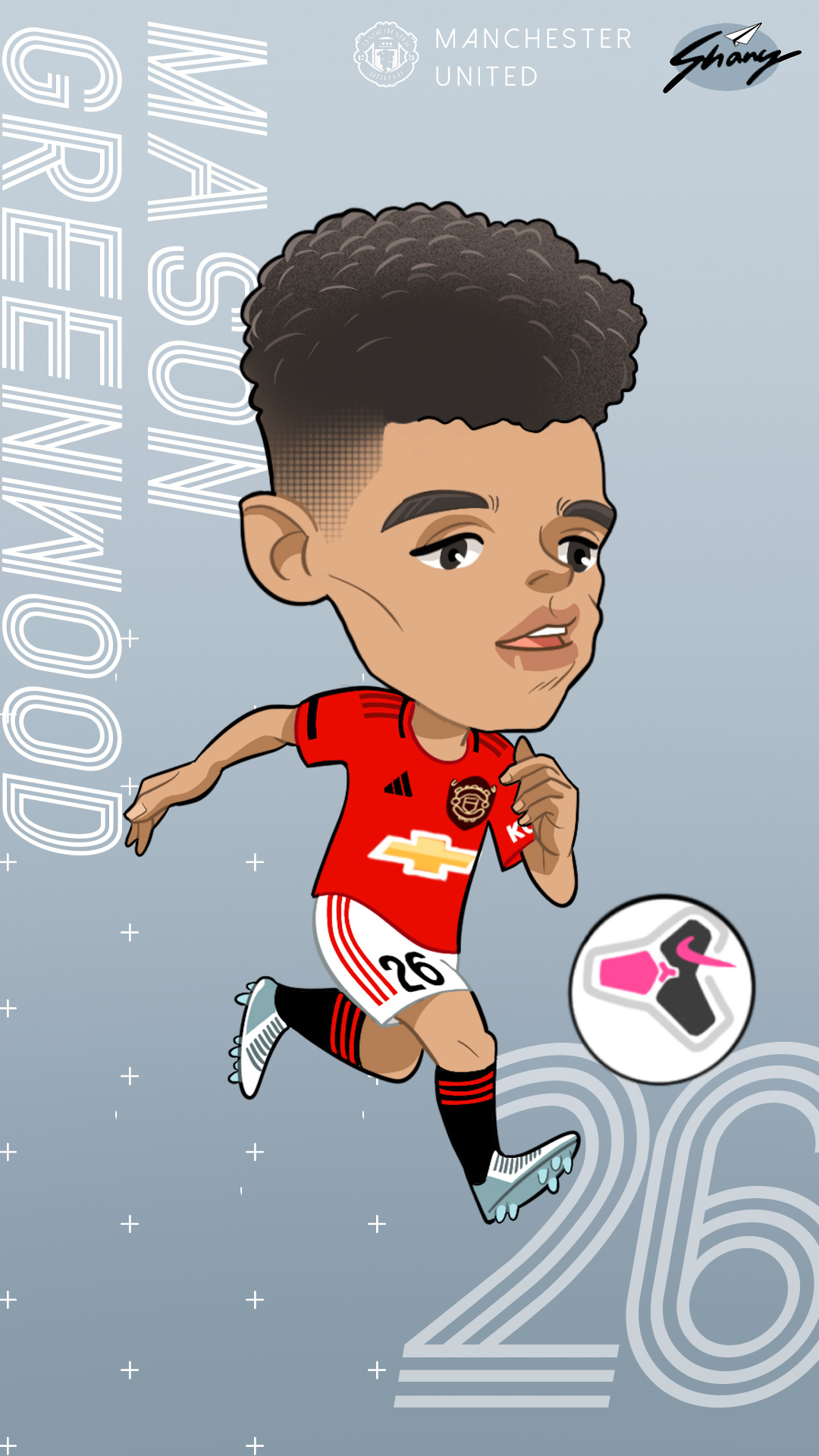 曼联24人插画作品