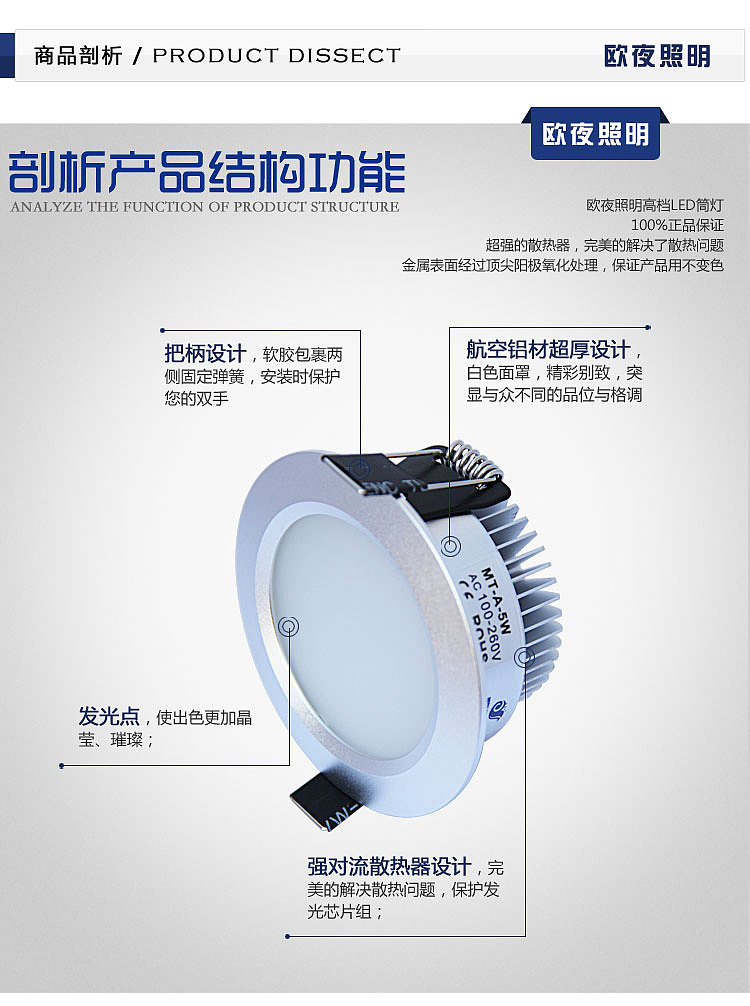筒灯产品详情（图ZMTE1MTA5MjA=） - 电商 - 站酷设计师lmyc原创素材 - 站酷ZCOOL