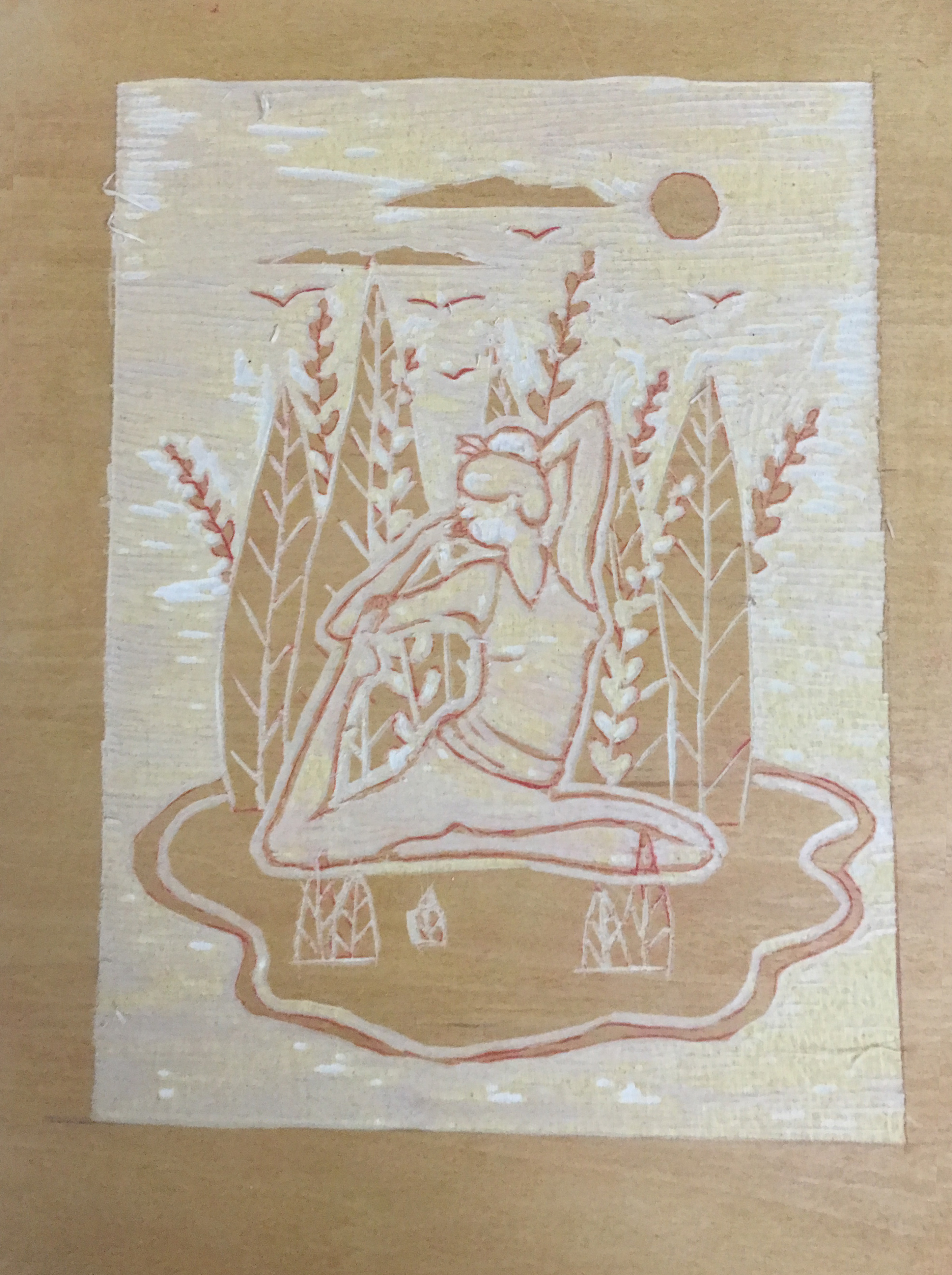 传统工艺—木刻创作|纯艺术|版画|16小姐的创作灵感 - 原创作品 - 站酷 (ZCOOL)