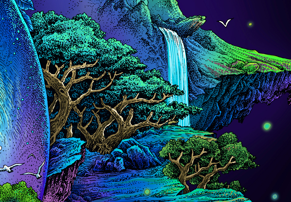 2015.成都麓湖年度插画之《夏鹿篇》