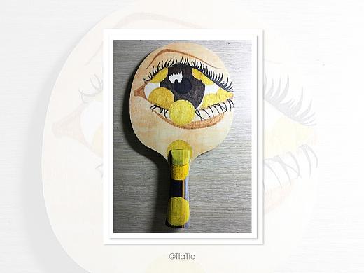 马克笔绘画--「乒乓拍」